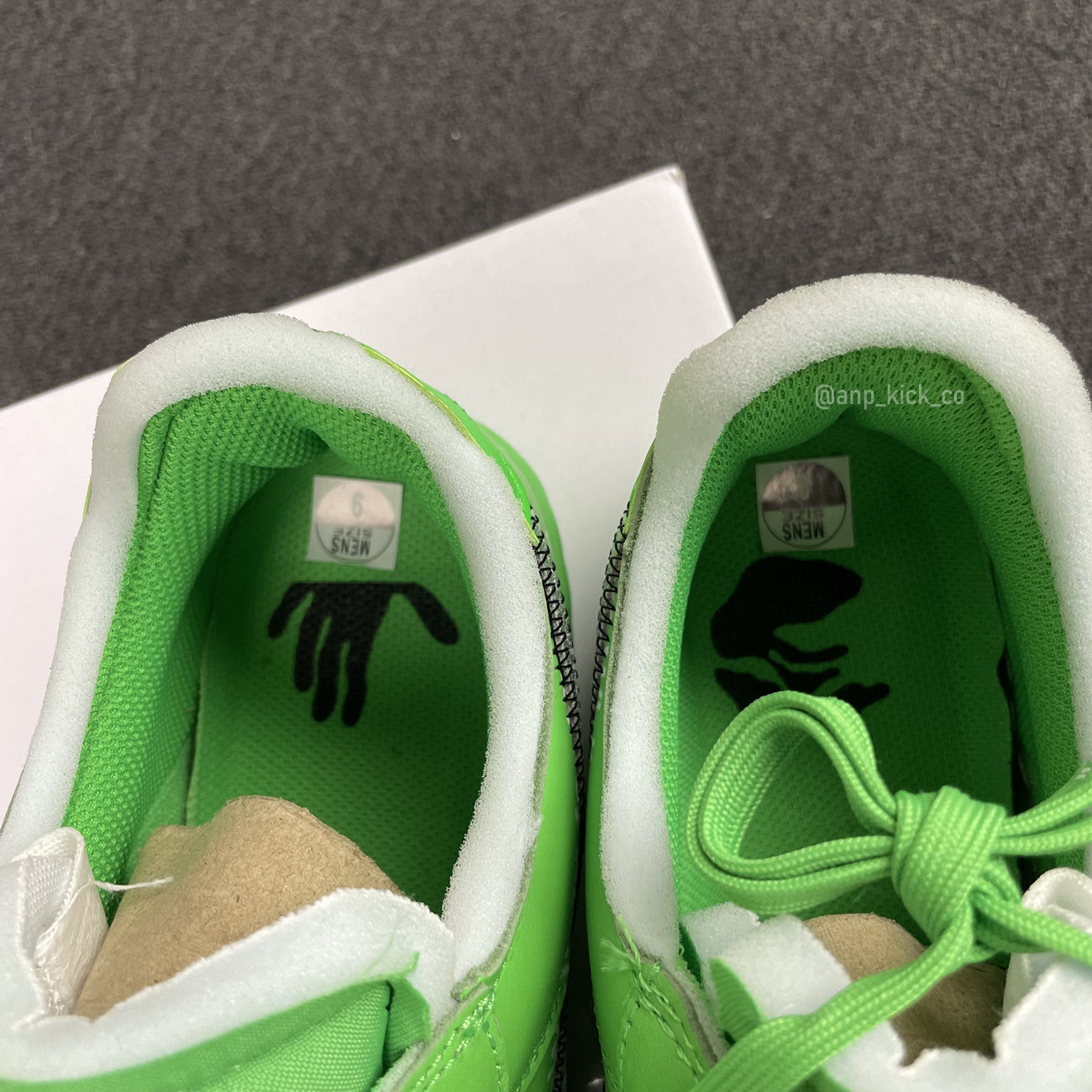 Off White Nike Air Force 1 Low Light Green (8) - newkick.app